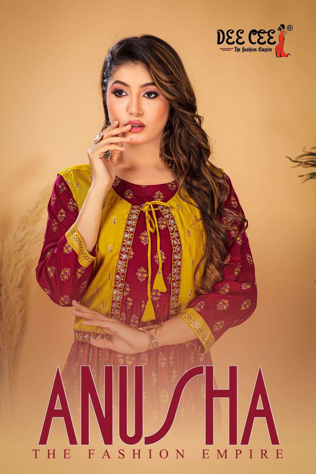 DEECEE ANUSHA READY TO WEAR RAYON PRINTED KURTIES