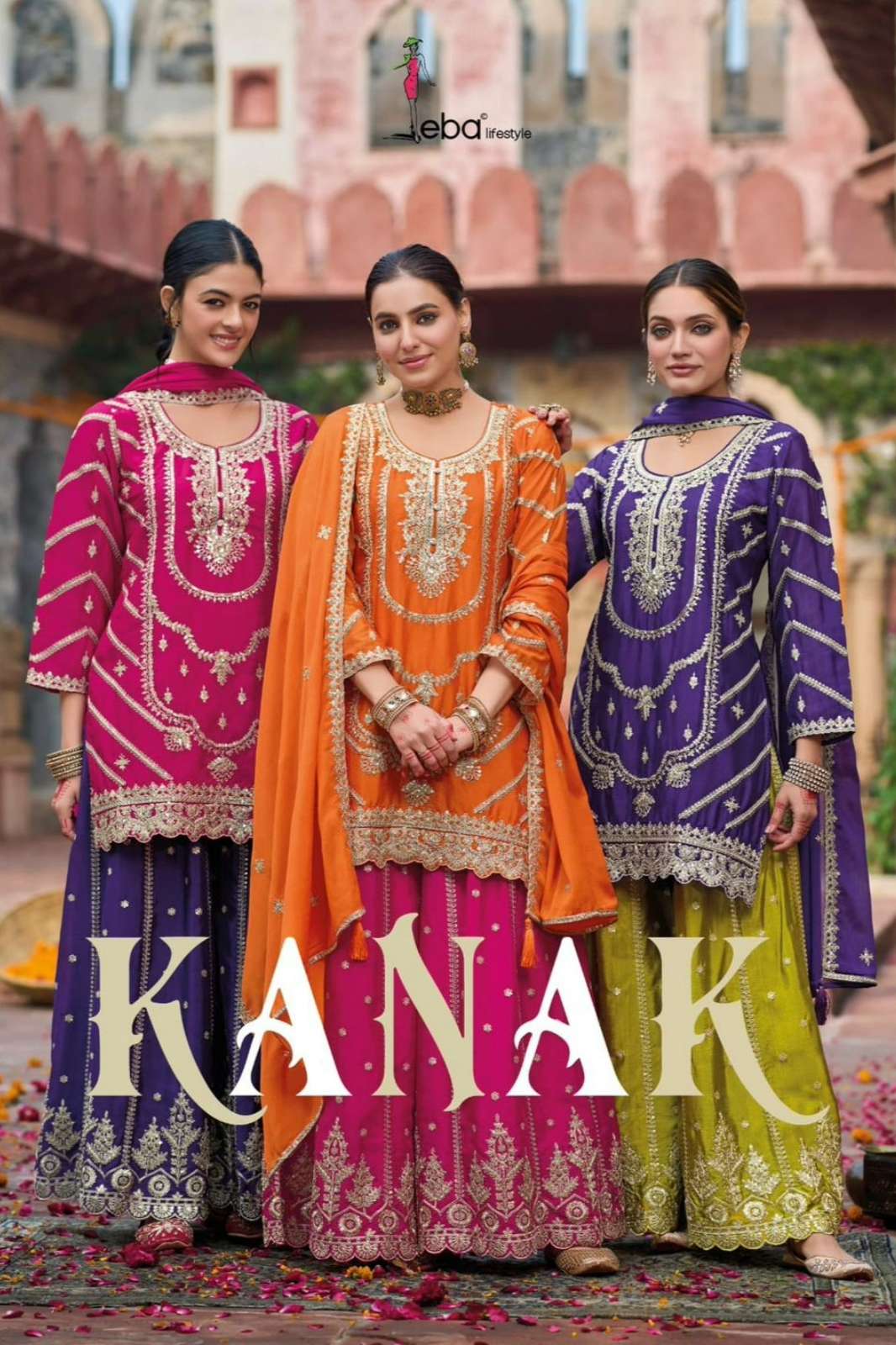 Eba KANAK 11293 Wedding Ready to Wear Chinon Salwar Suit