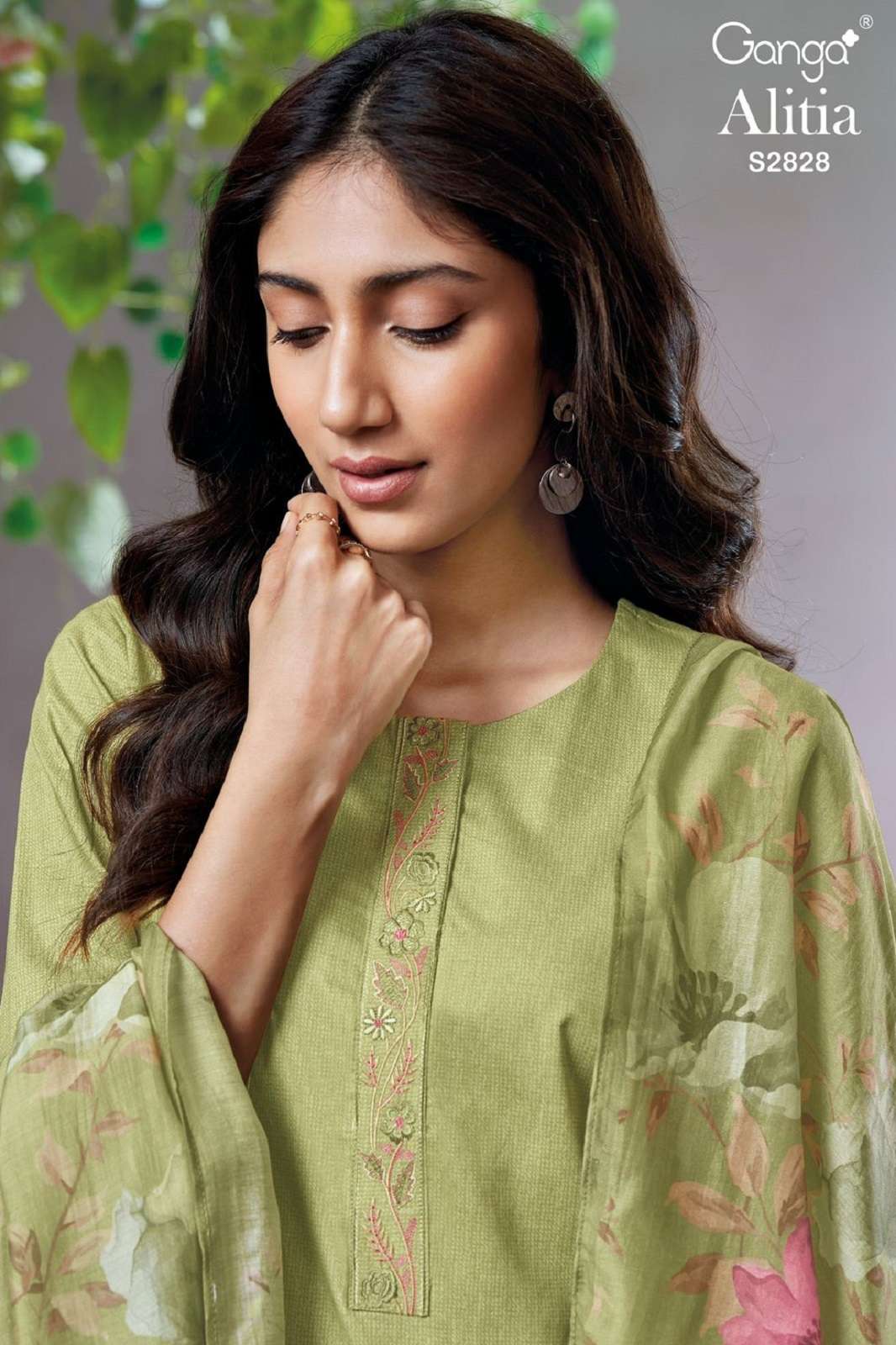 GANGA ALITIA 2828 COTTON EMBROIDERED SUITS