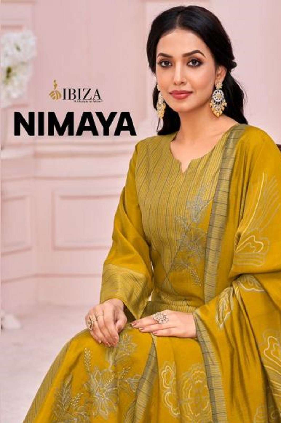 IBIZA NIMAYA VISCOSE MUSLIN EMBROIDERED SUITS