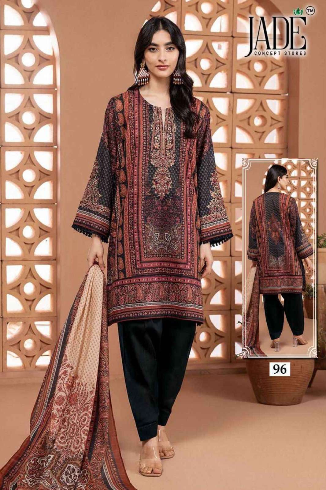 JADE CHEVERON VOL 10 COTTON PRINTED SUITS