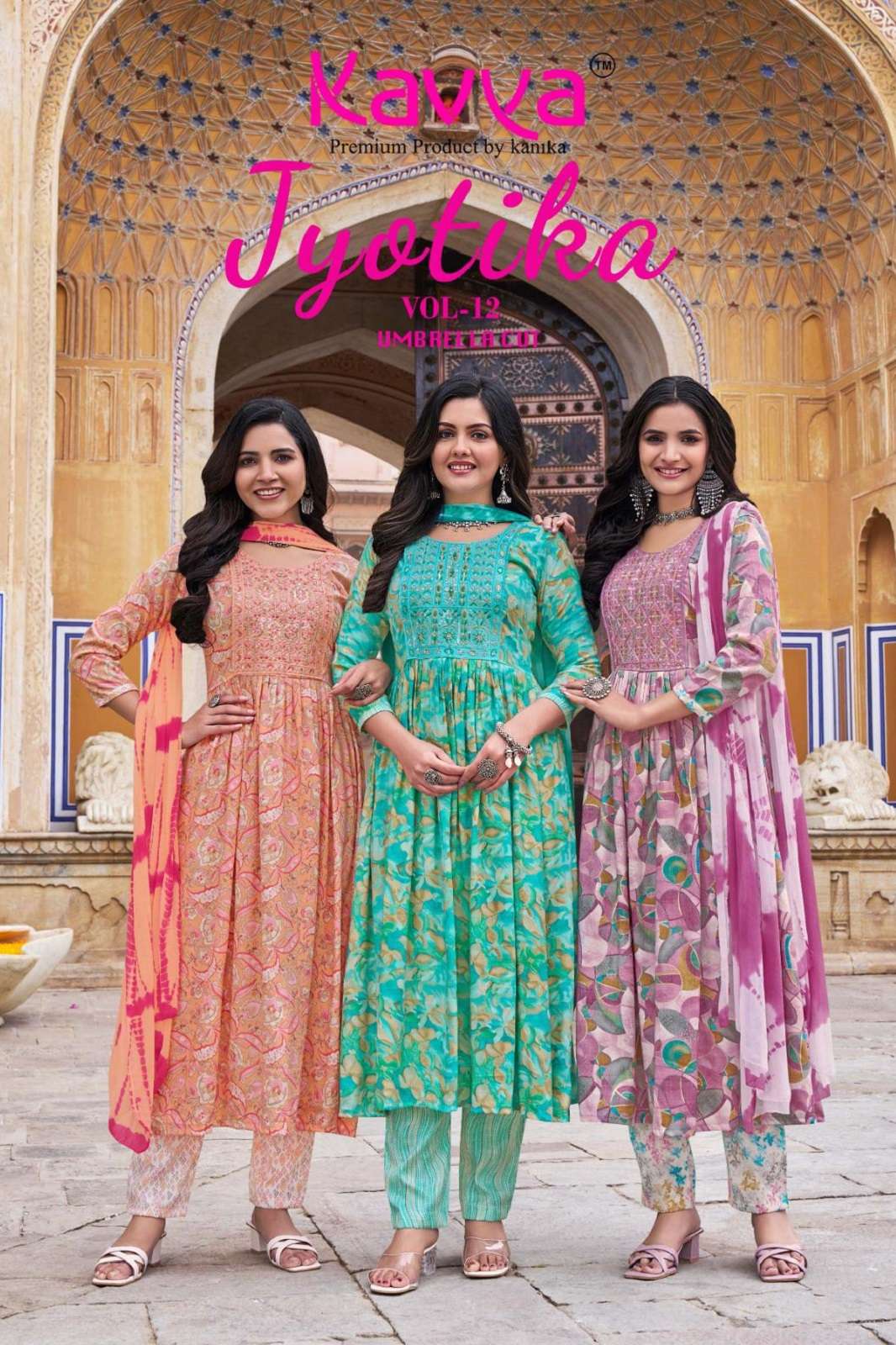 JYOTIKA VOL 12 BY KAVYA KURTI READY TO WEAR KURTIES