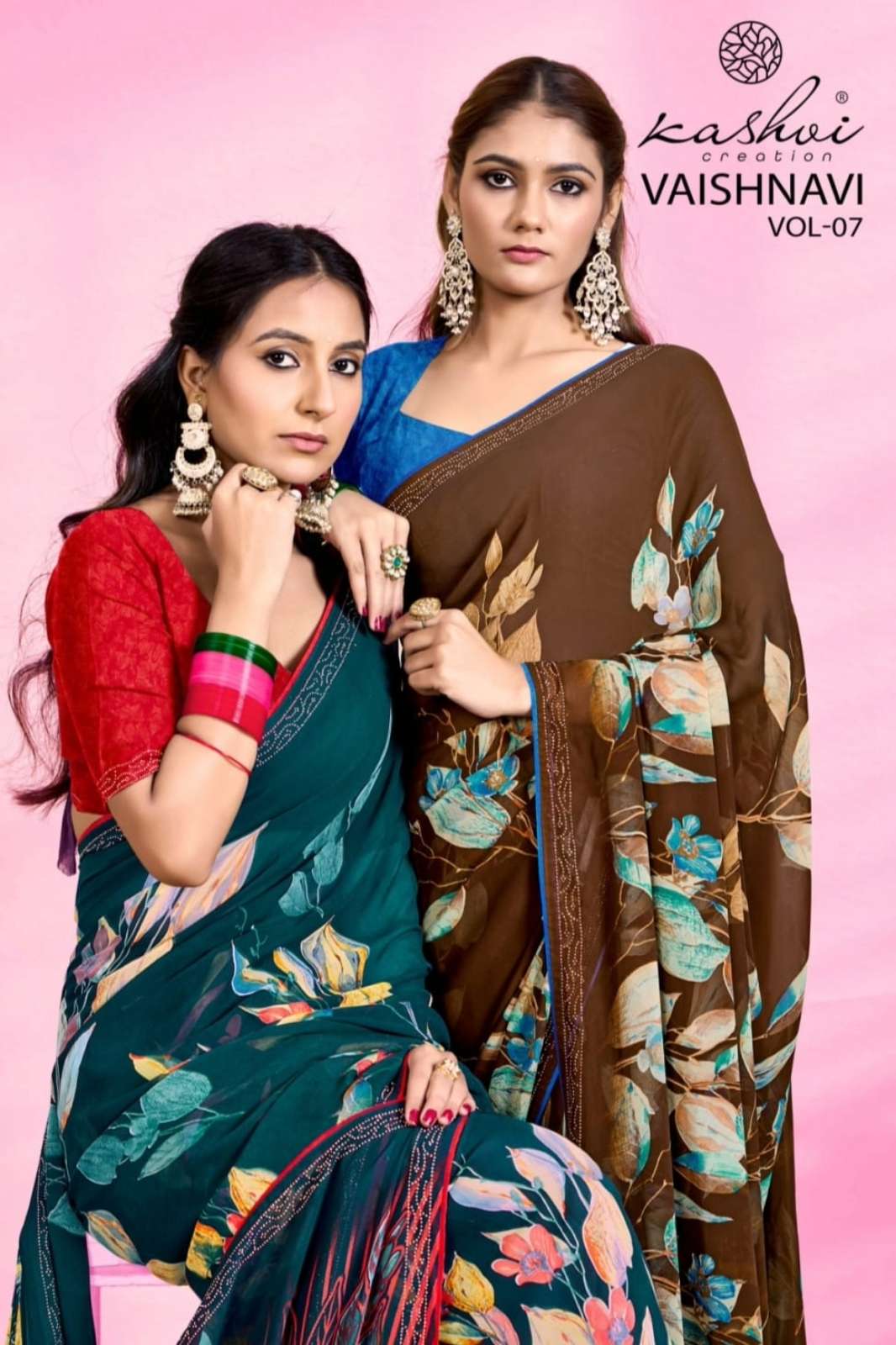 KASHVI CREATION VAISHNAVI VOL 06 10603 BEAUTIFUL DESIGNER GEORGETTE SAREE