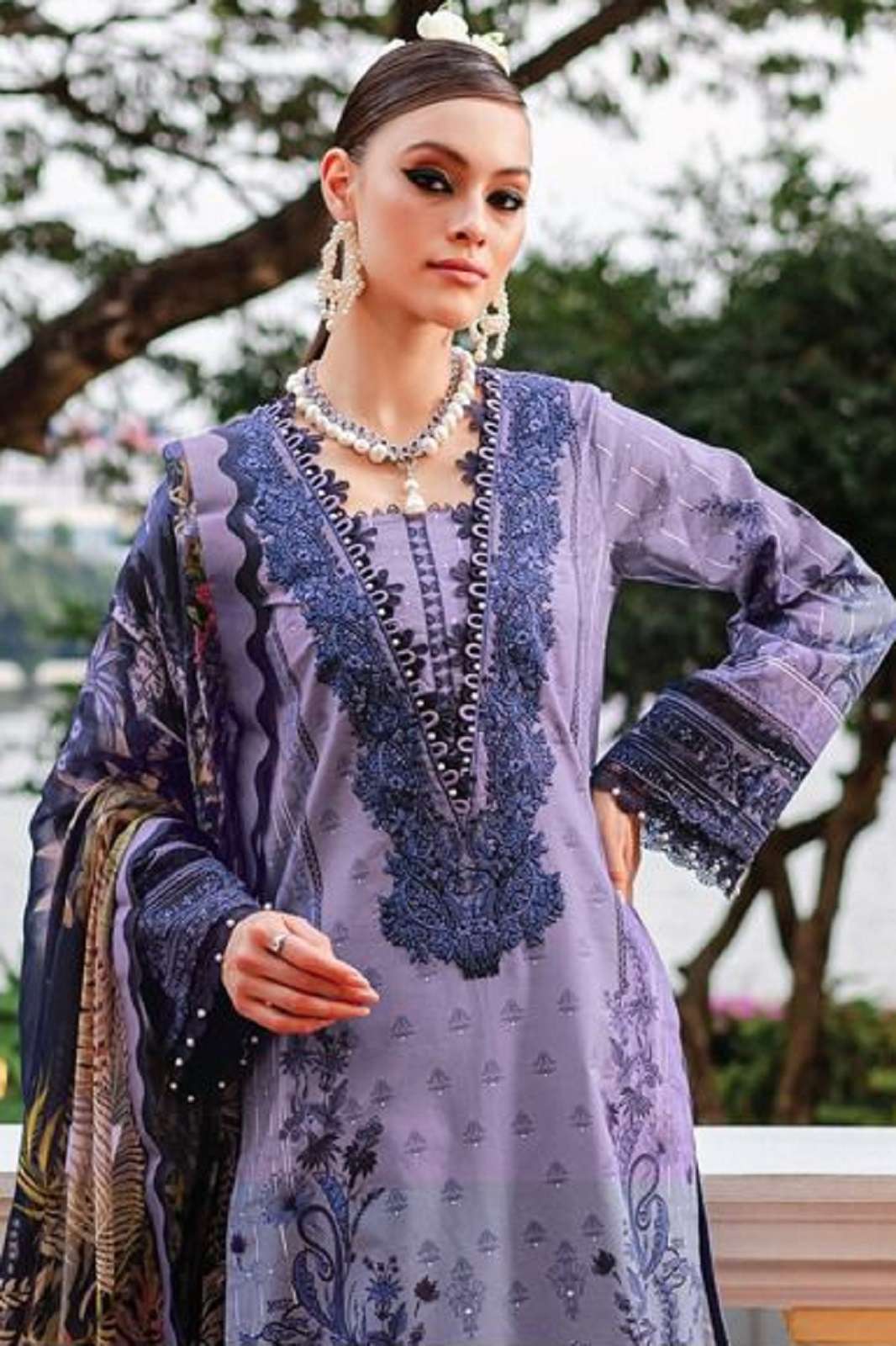 KYNAH 2166 LAWN PRINTED EMBROIDERED SUITS