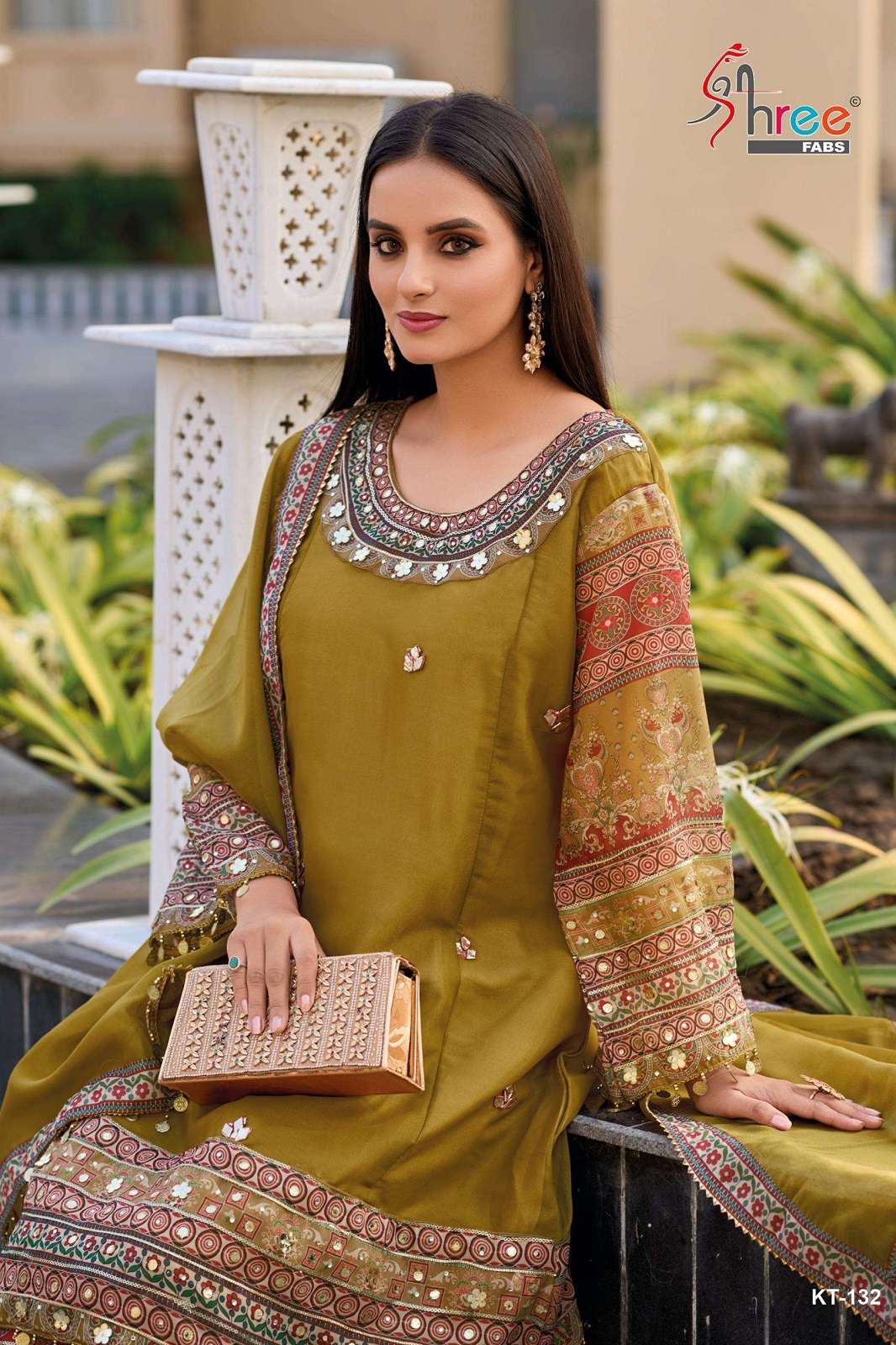 READYMADE PAKISTANI SUITS BY SHREE FAB KT 132 A TO D