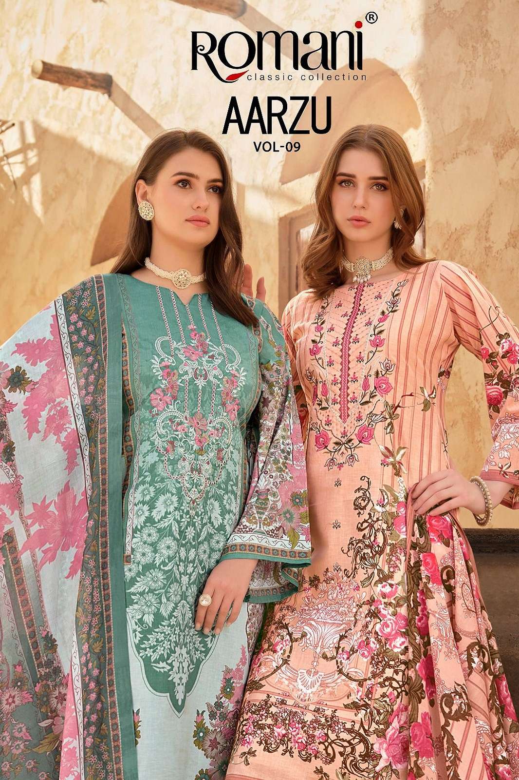 ROMANI AARZU VOL 9 DIGITALLY STYLE PRINTED SUITS