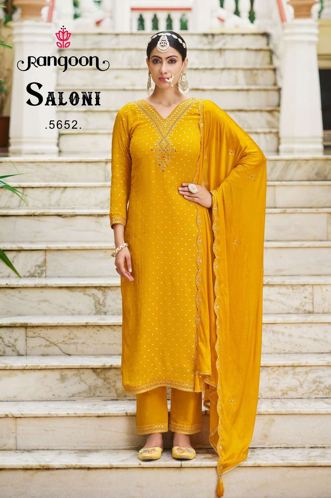 SALONI BY RANGOON READY TO WEAR CHINON KURTIES