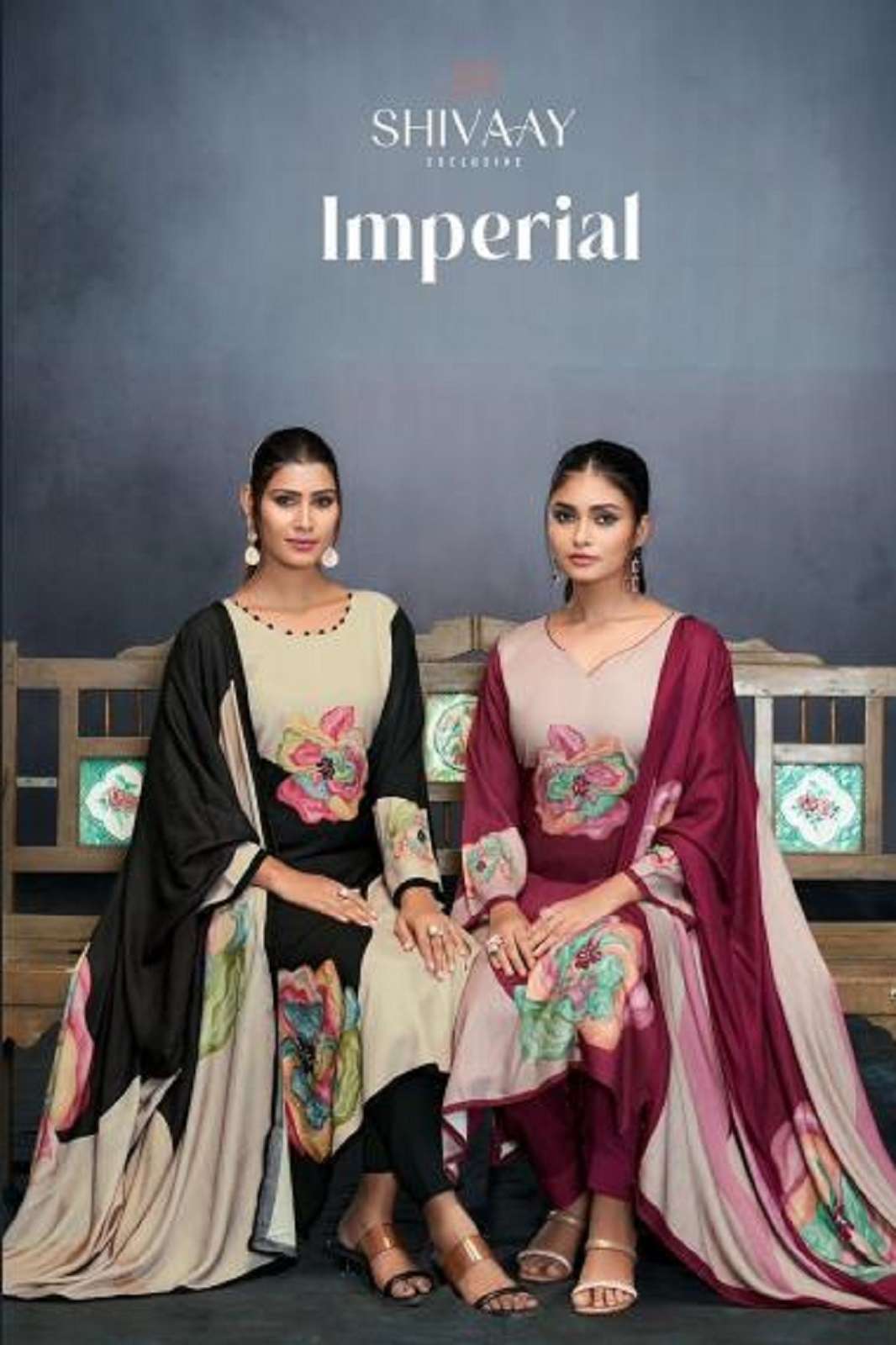 SHIVAAY IMPERIAL VISCOSE PASHMINA HANDWORKED SUITS