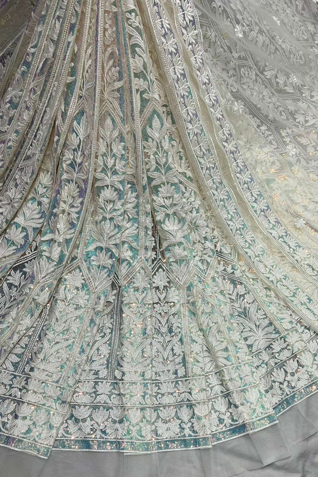 Shri Balaji Emporium A204 Designer Net Fabric with Embroidery Work