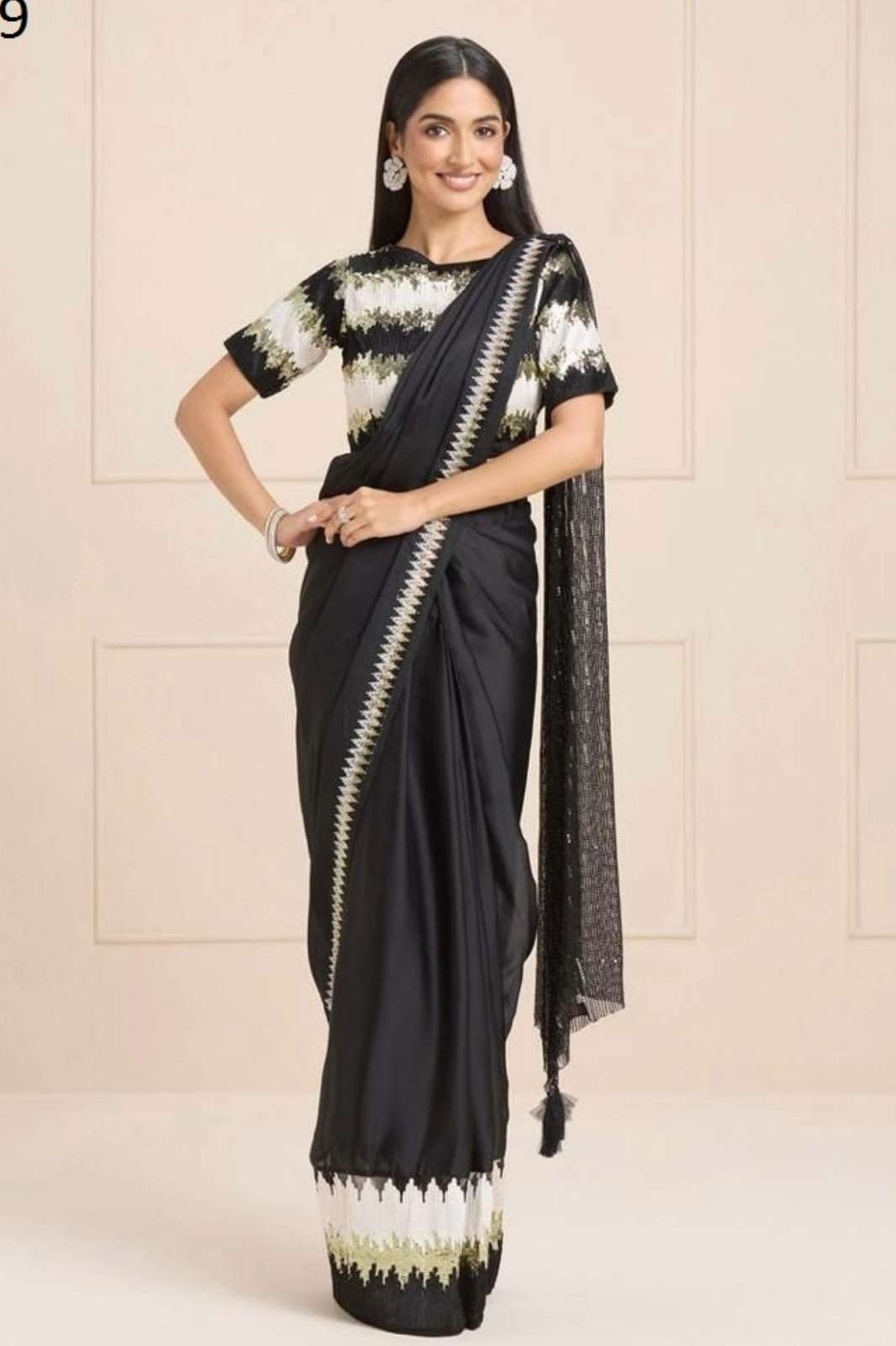 Shri Balaji Emporium BT1249 10741 Pure Georgette Sequence Work Saree