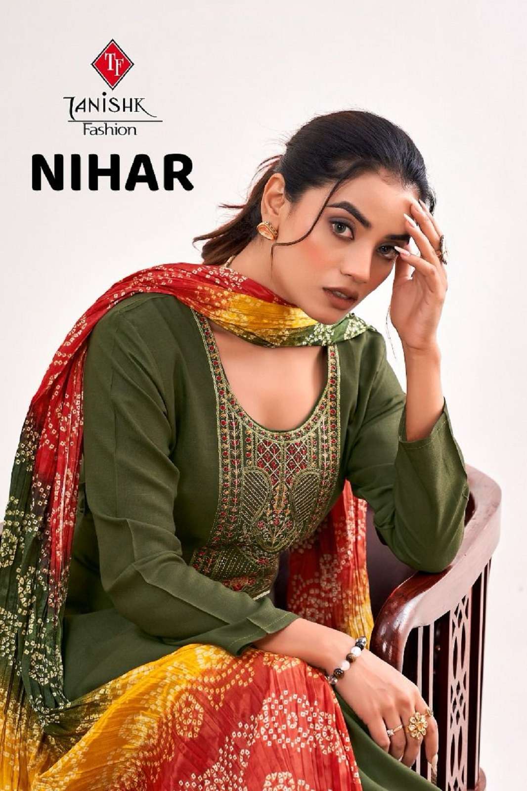 TANISHK FASHION NIHAR RAYON EMBROIDERED SUITS