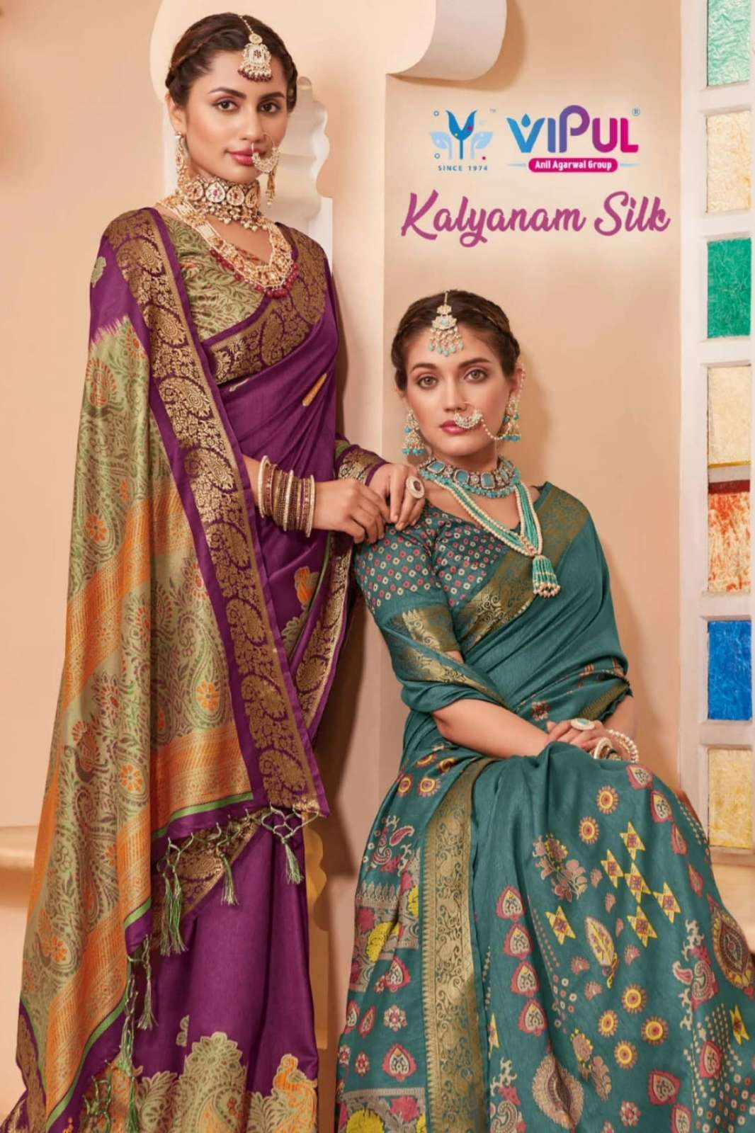 Vipul Kalyanam 10864 Trendy Silk with Designer Print Work Saree