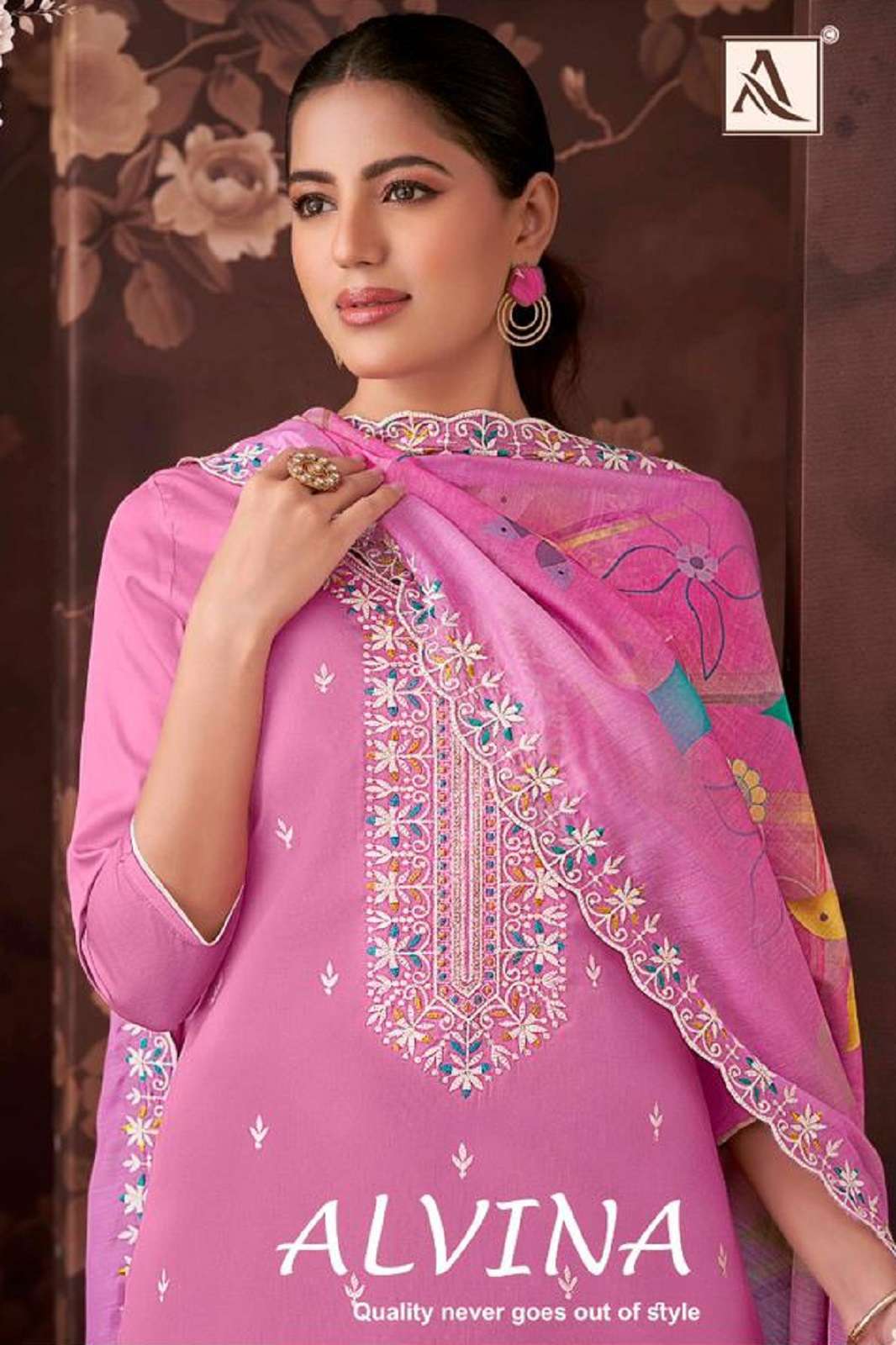 ALOK SUITS ALVINA ZAM COTTON PRINTED SUITS