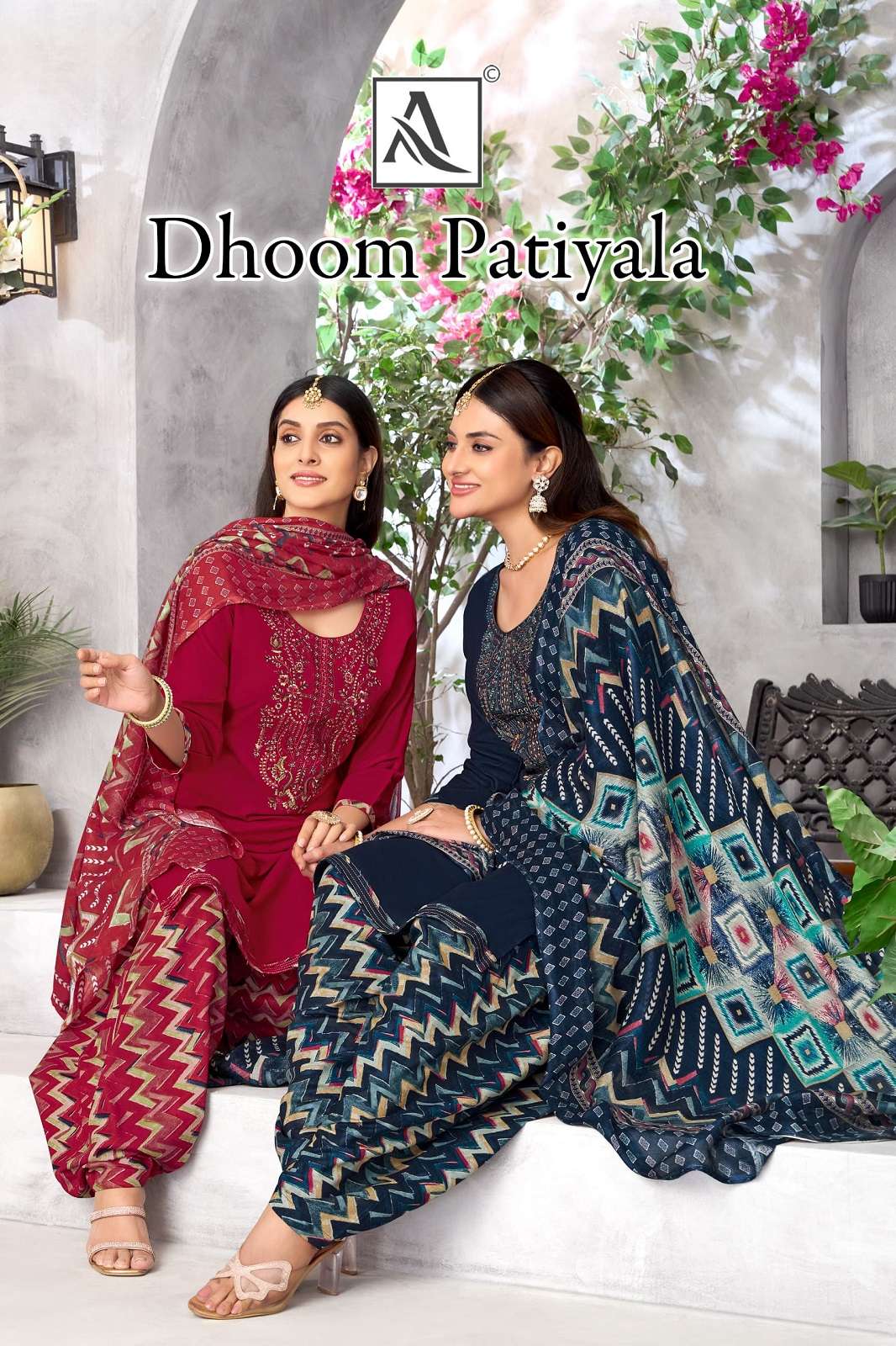 ALOK SUITS DHOOM PATIYALA VISCOSE RAYON SUITS