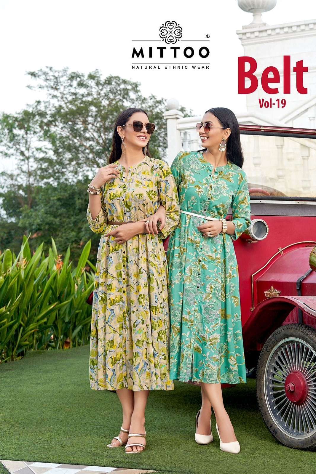 BELT VOL 19 BY MITTOO READY TO WEAR RAYON KURTIS