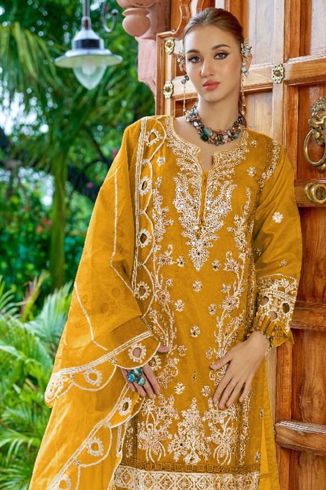 BILQIS B 134 ABCD GEORGETTE EMBROIDERY WORKED SUITS