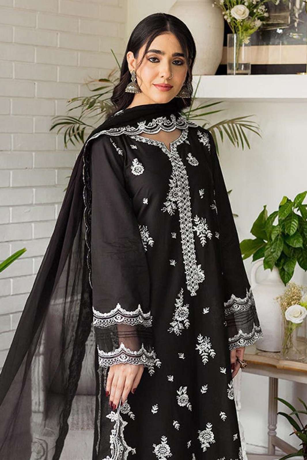 Johra Tex Reyon Suit - Embroidered - JT-150