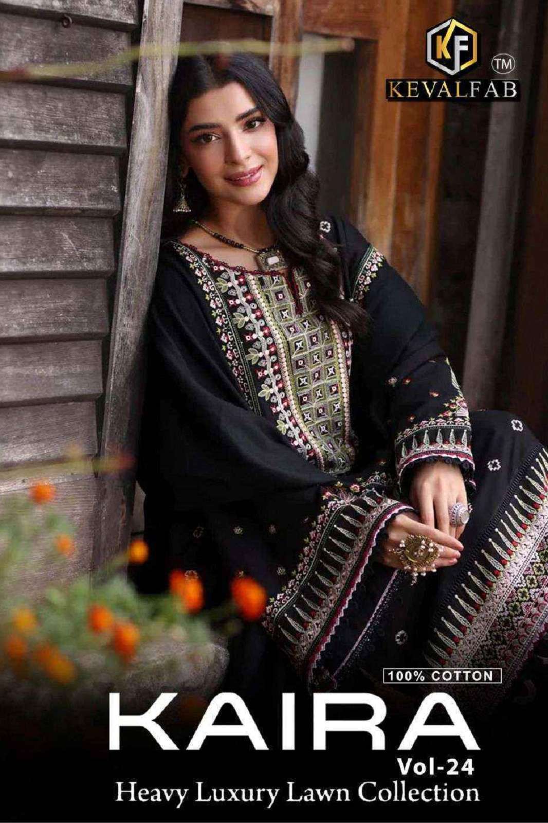 KEVAL FAB KAIRA VOL 24 COTTON PRINTED SUITS