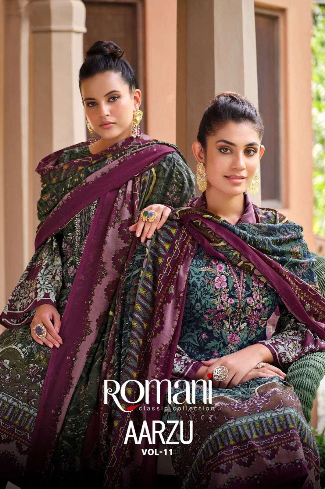 ROMANI AARZU VOL 11 DIGITALLY PRINTED SUITS