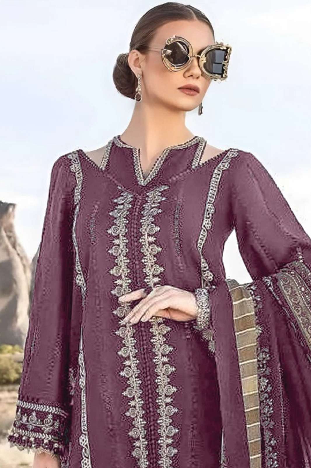 SAFA CREATION SF PK 1024 ABCD GEORGETTE SUITS