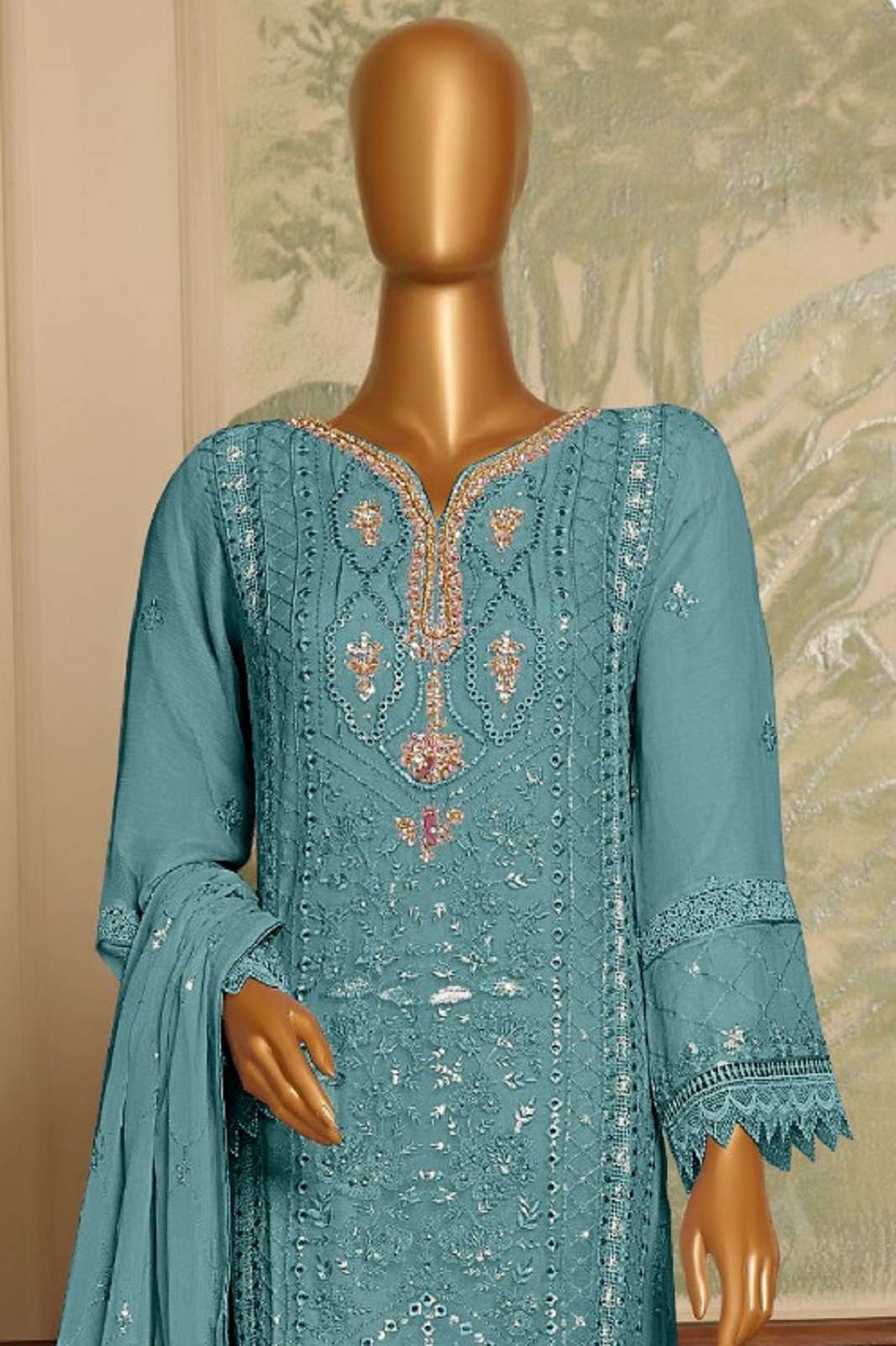 SAFA HAYA 2004 1024 ABCD GEORGETTE SUITS