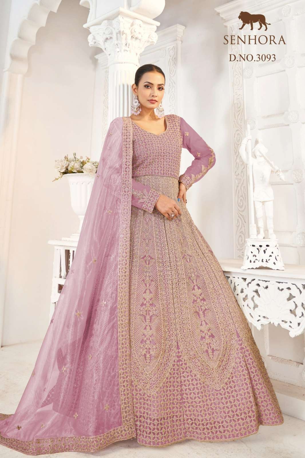 Senhora IBADAT Pure Butterfly Twill Net Anarkali Suit 