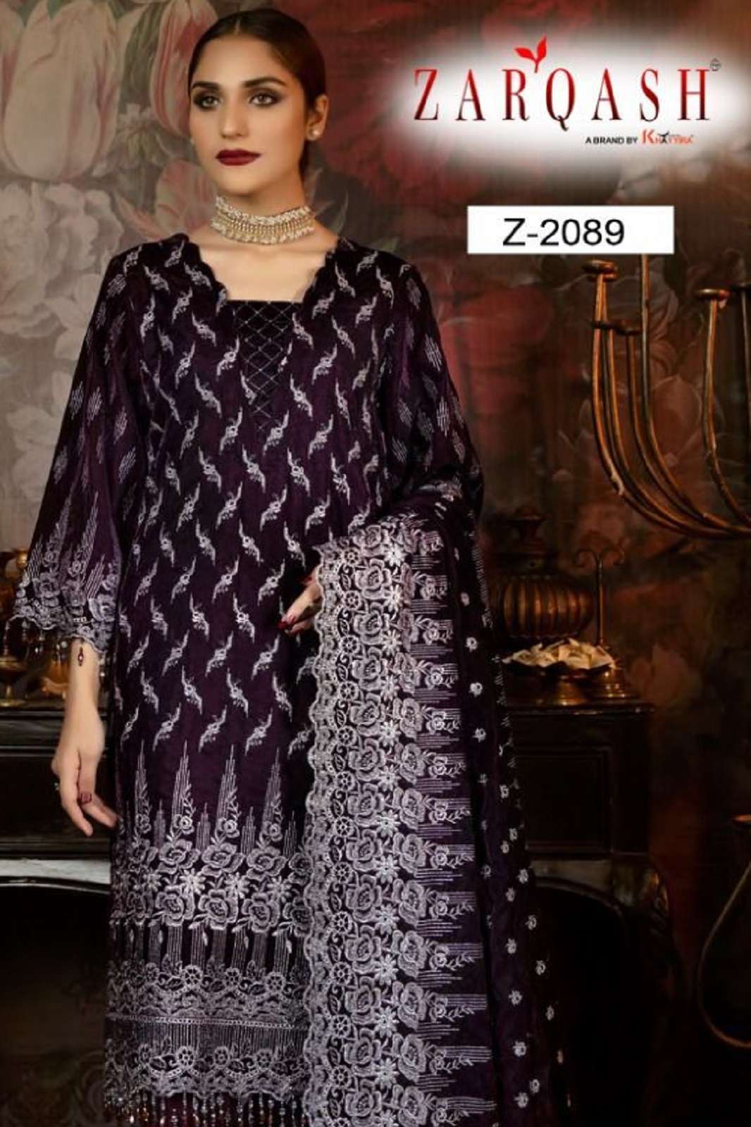 ZARQASH Z 1086 TO 2091 EMBROIDERY WORKED SUITS