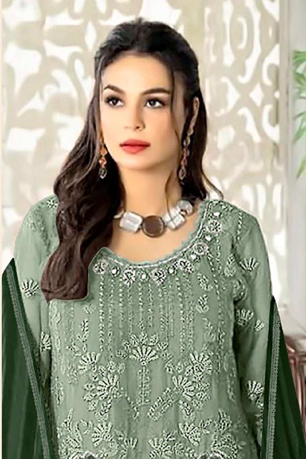 ZARQASH Z 3095 ABCD GEORGETTE EMBROIDERY WORKED SUITS