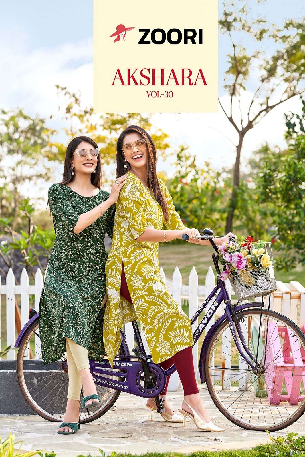 ZOORI AKSHARA VOL 30 HAND WORKED READY TO WEAR KURTIES