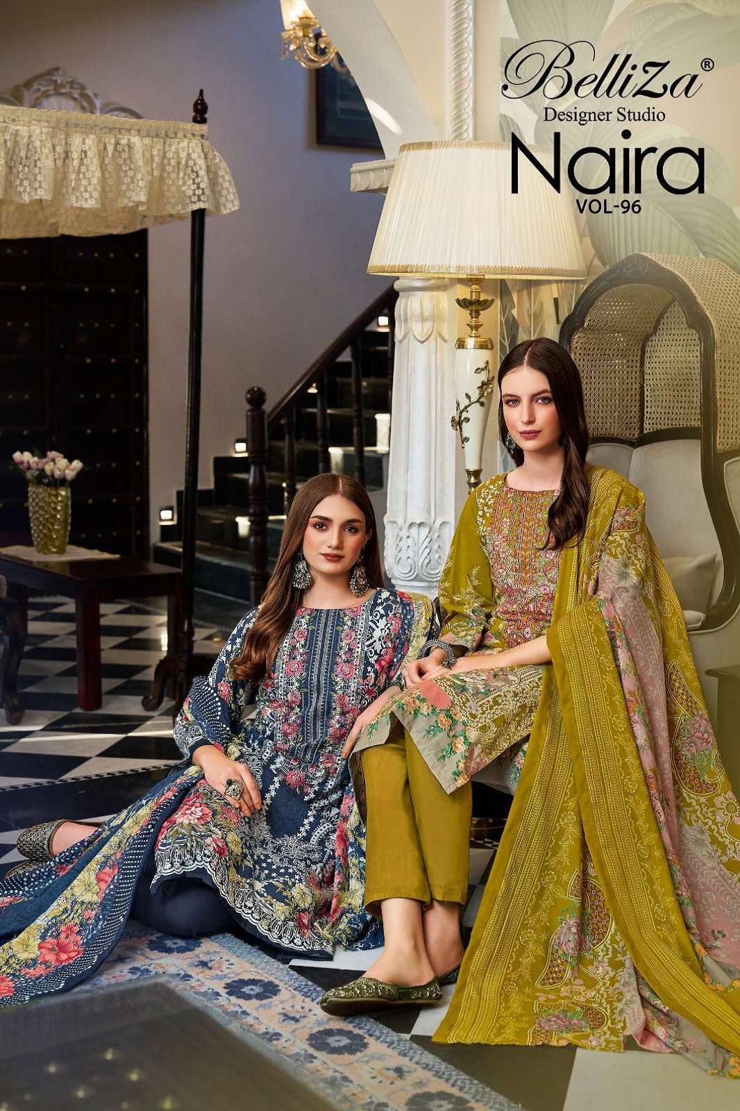 BELLLIZA DESIGNER NAIRA VOL 96 COTTON DIGITALLY PRINTED SUITS