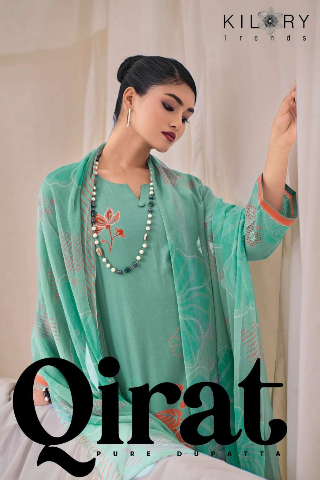 KILORY TRENDZ QIRAT PURE LAWN COTTON HANDWORK SUIT 