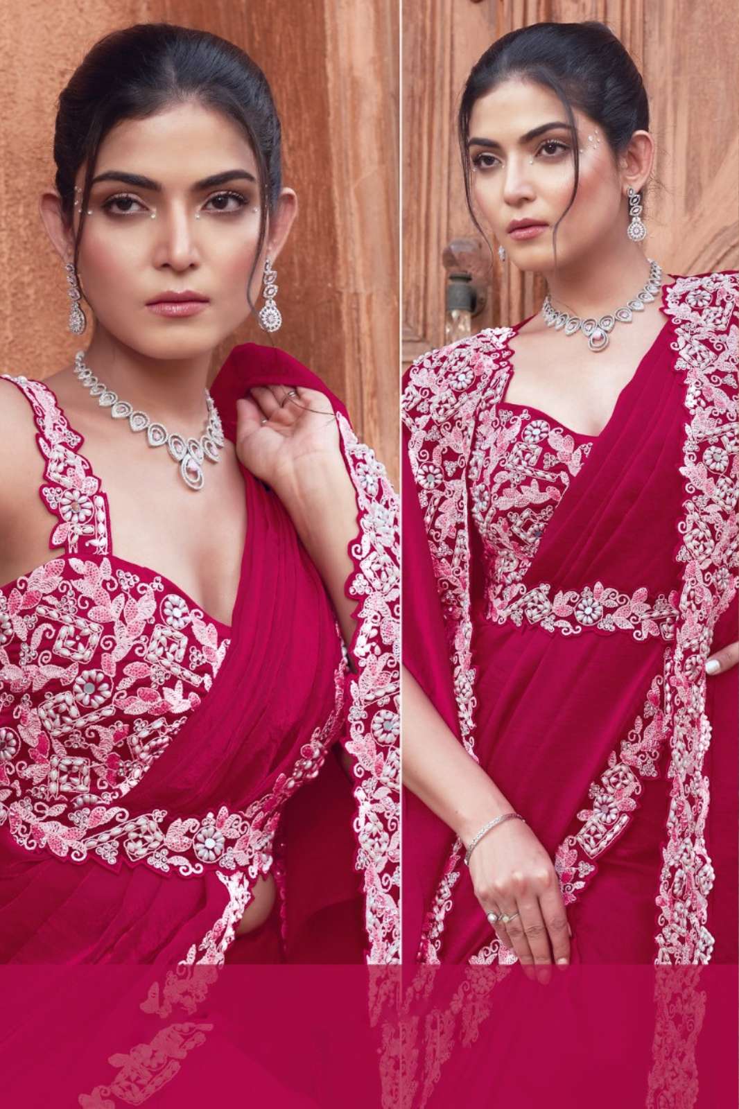 Mahotsav Moh Manthan 25300 Series Royal Luna Party Wear Latest Designer satin silk Ready To wear Saree