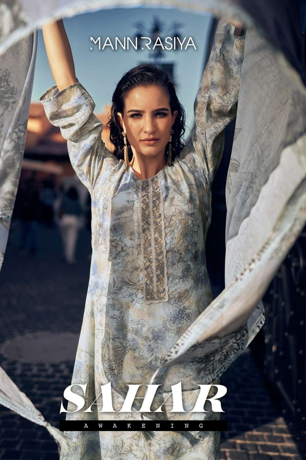 MANNRASIYA SAHAR PURE MODAL MUSLIN SILK DIGITAL PRINTED SUIT