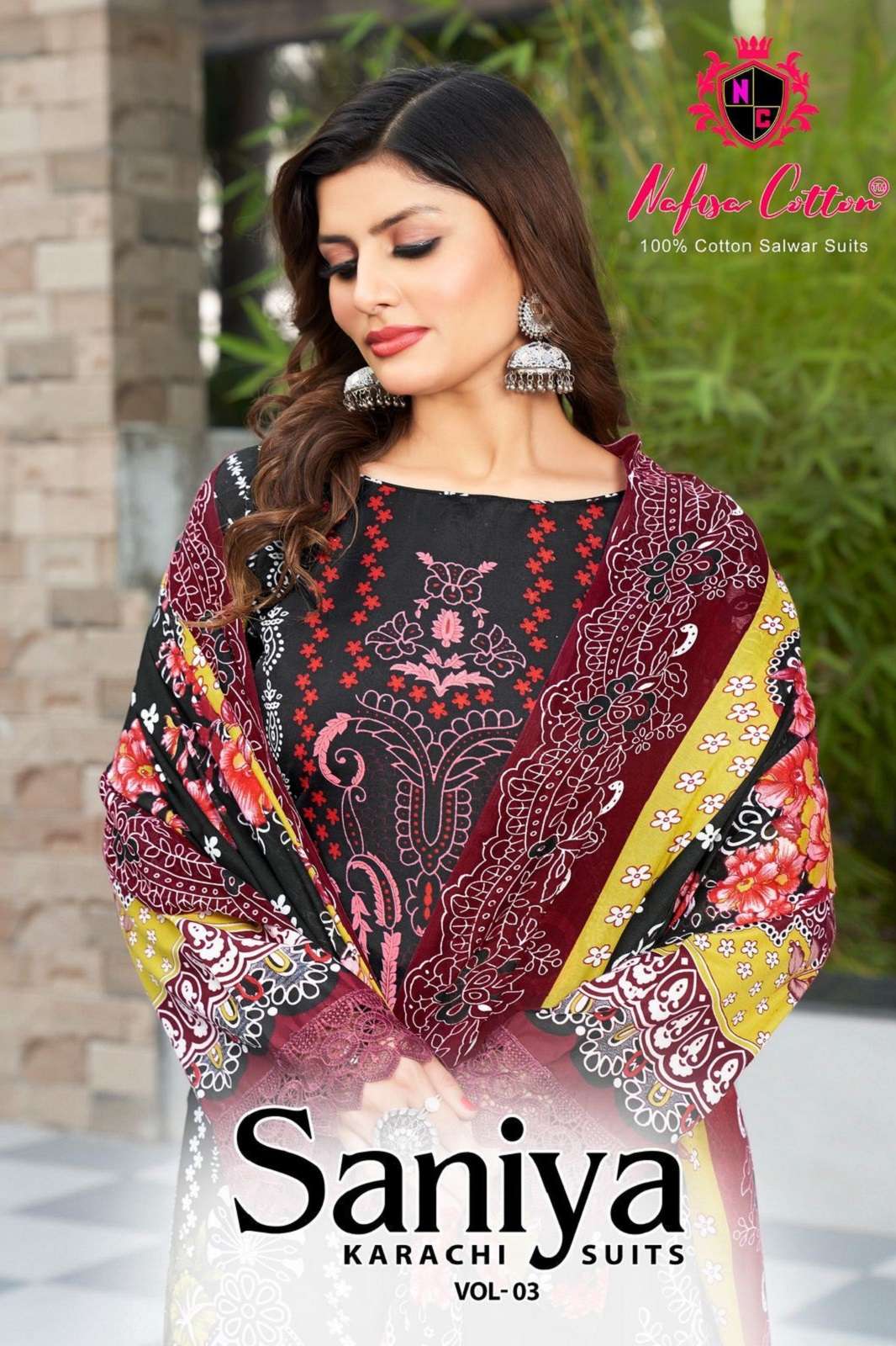 NAFISA COTTON SANIYA VOL 3 SOFT COTTON PRINTED DRESS MATERIAL