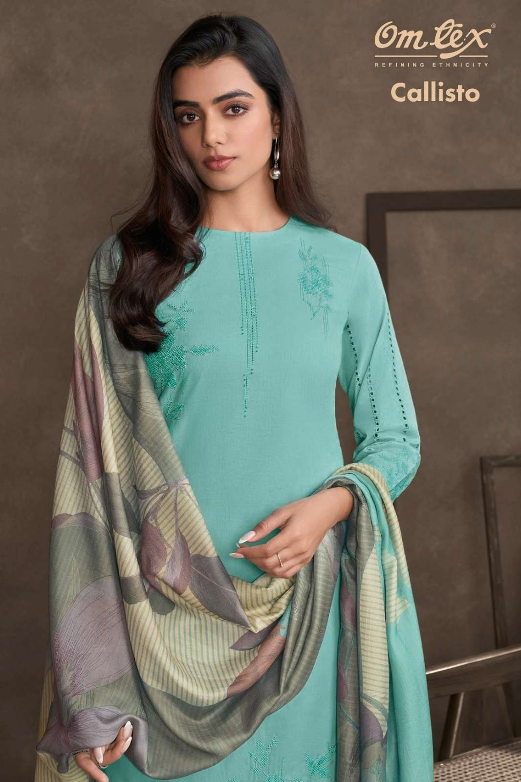 OMTEX CALLISTO PREMIUM LAWN COTTON EMBROIDERED SUIT 