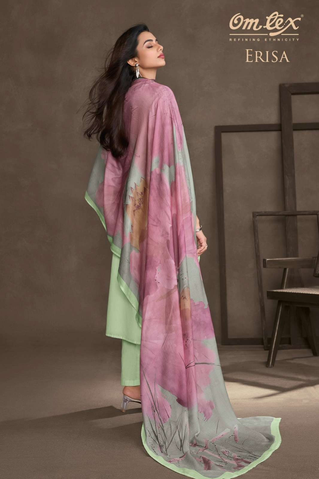 OMTEX ERISA PREMIUM LAWN COTTON EMBROIDERED SUIT 