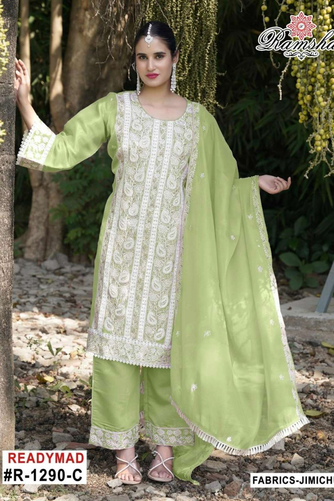 RAMSHA R 1290 Ready to wear Jimmy Chew Embroidery Pakistani Suit