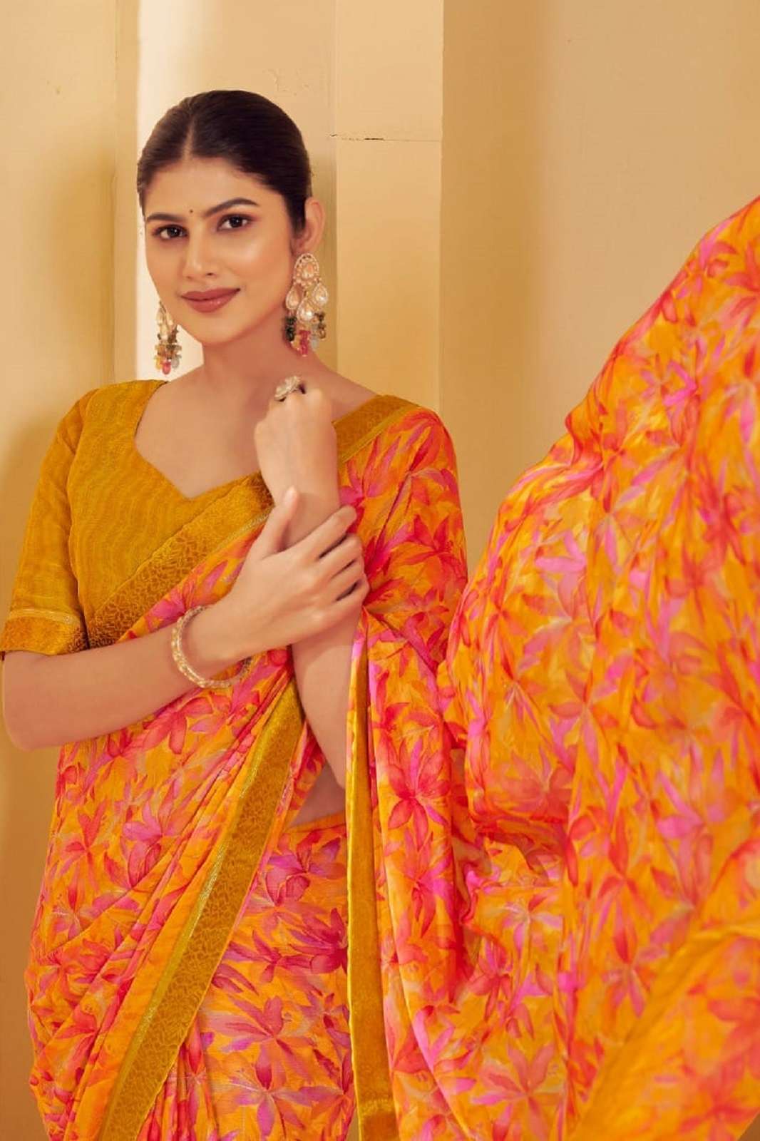 RUCHI SIMAYAA VOL 27  39401A TO 39403D CHIFFON SAREES