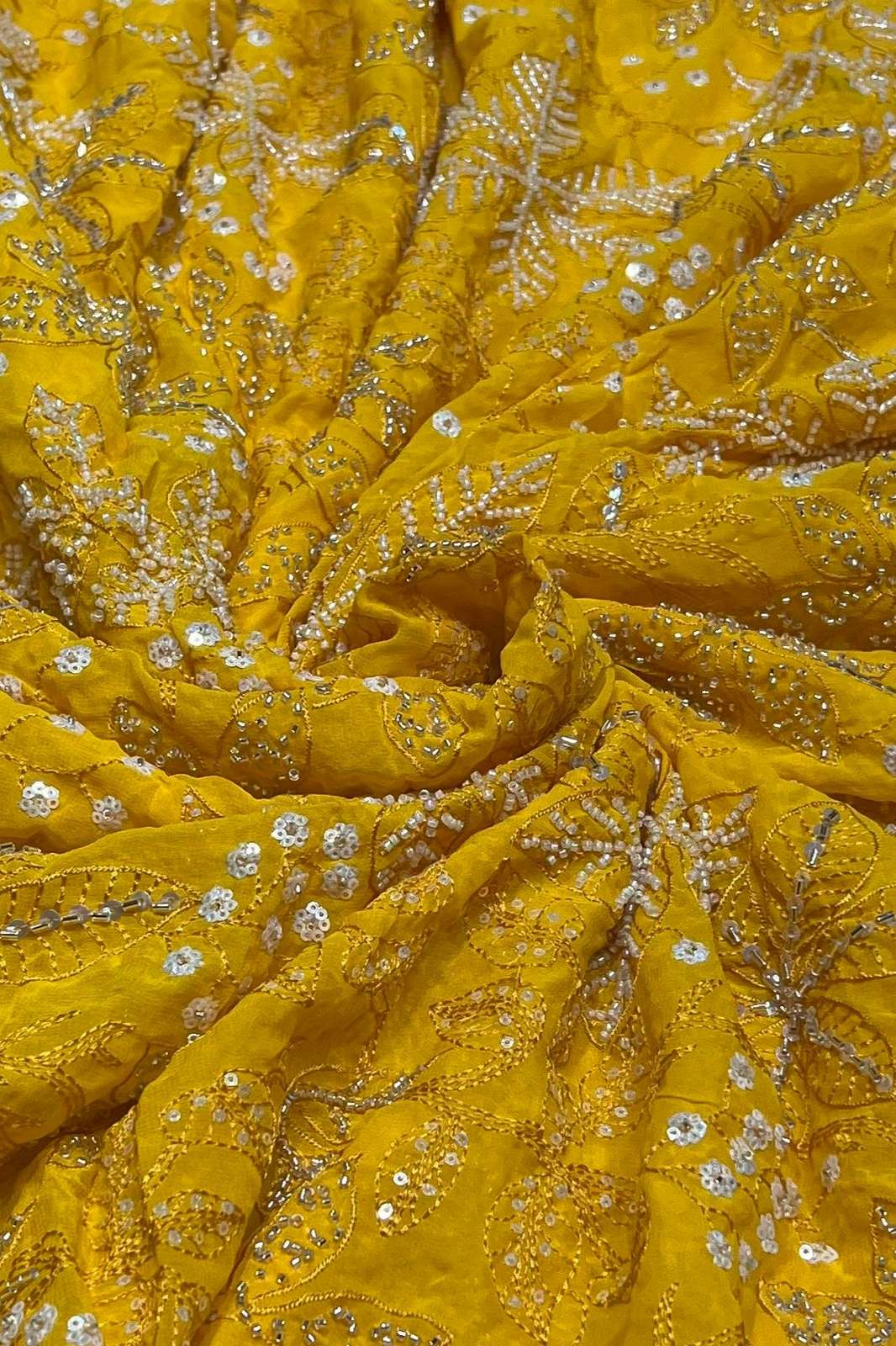 Shri Balaji Emporium A269 Pure Georgette Handwork Designer Fabric