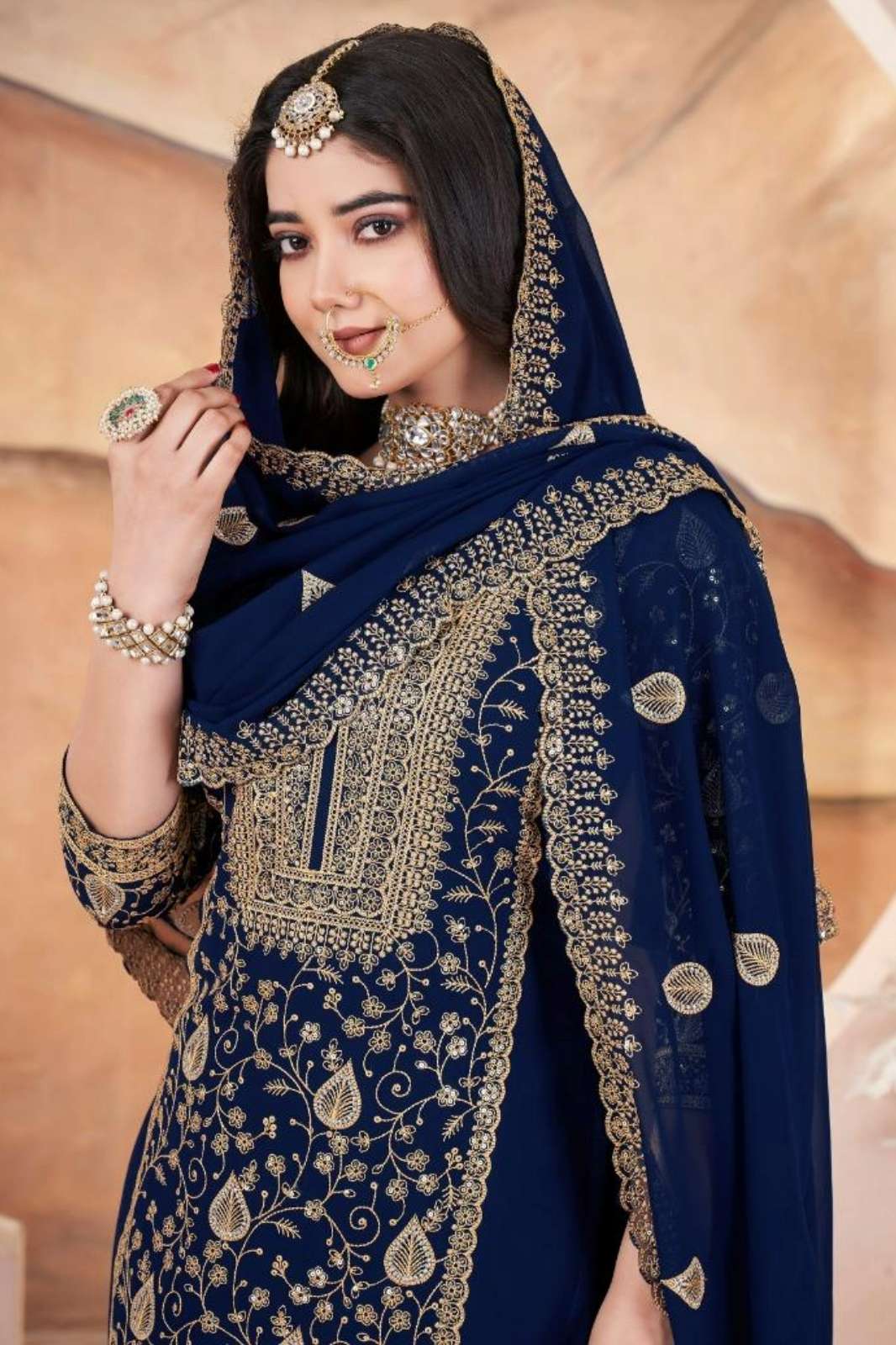  SHUBHKALA GULZAAR READY TO WEAR GEORGETTE EMBROIDERED SUIT 