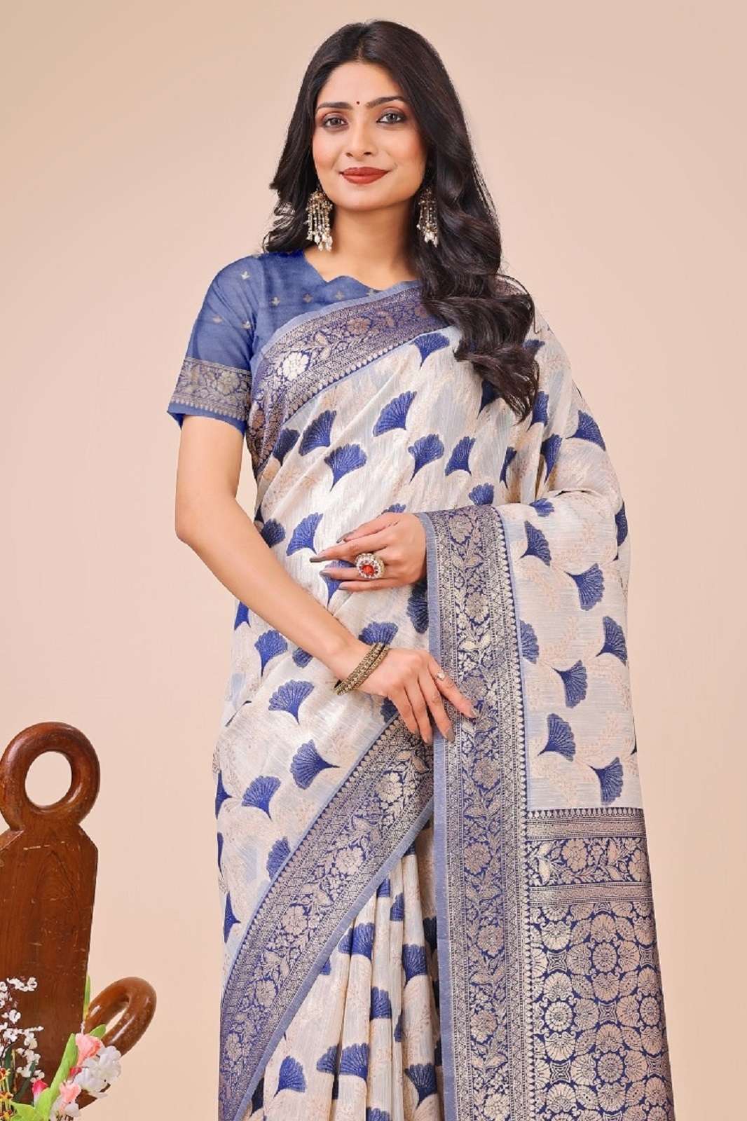 ASISTA LINEN QUEEN 1001 TO 1006 COTTON DESIGNER SAREES
