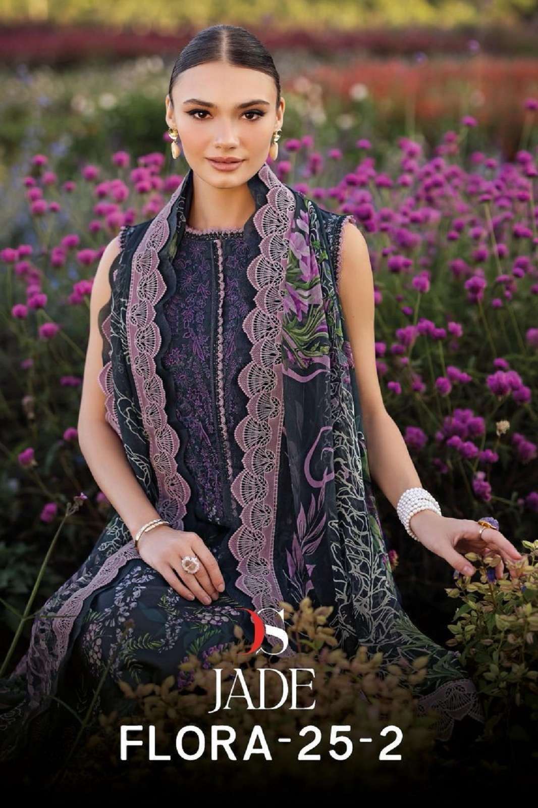 DEEPSY SUITS JADE FLORAL 25 2 DESIGNER PAKISTANI SUITS