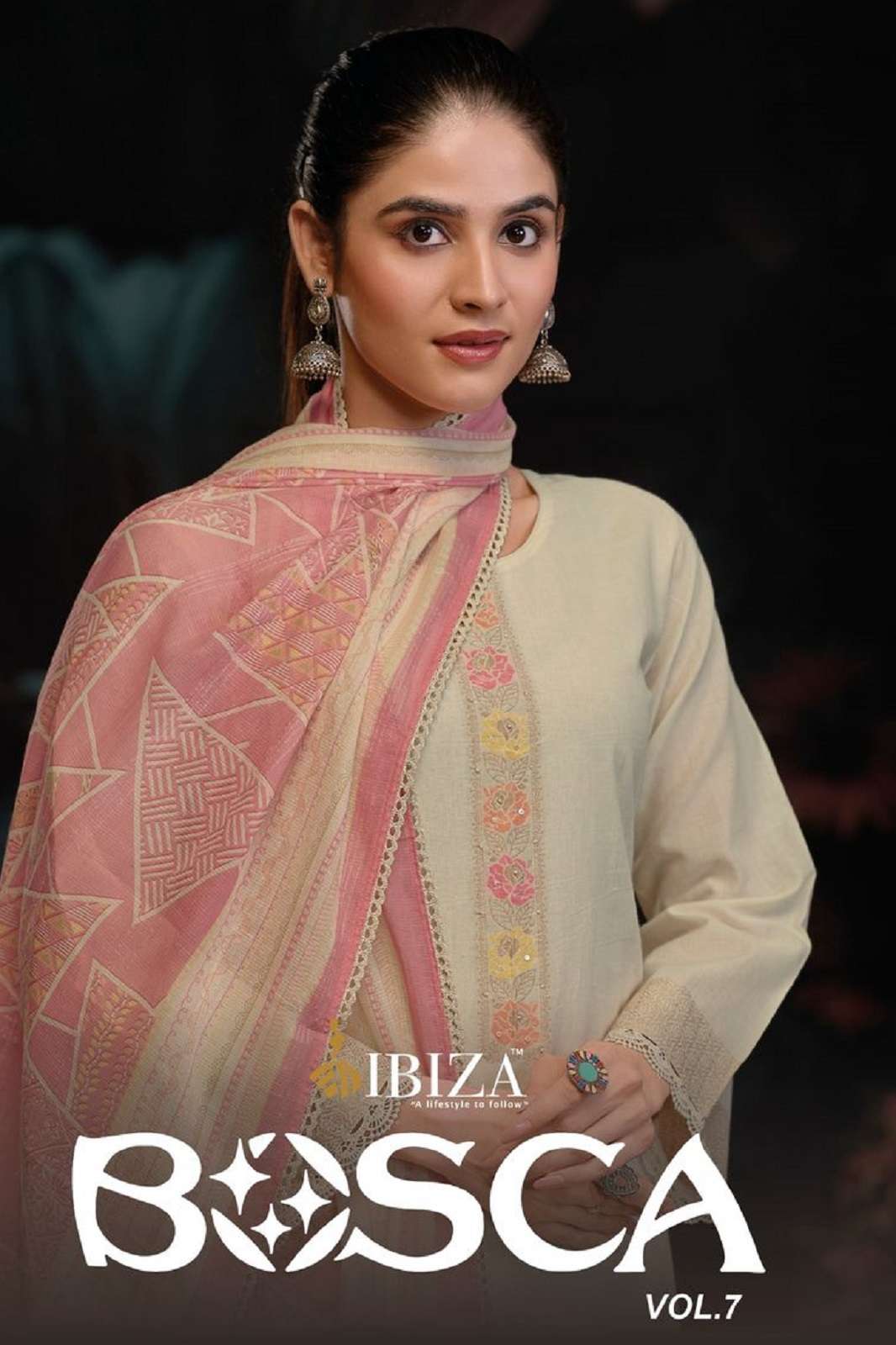 IBIZA BOSCO VOL 7 LAWN COTTON HAND WORKED SUITS