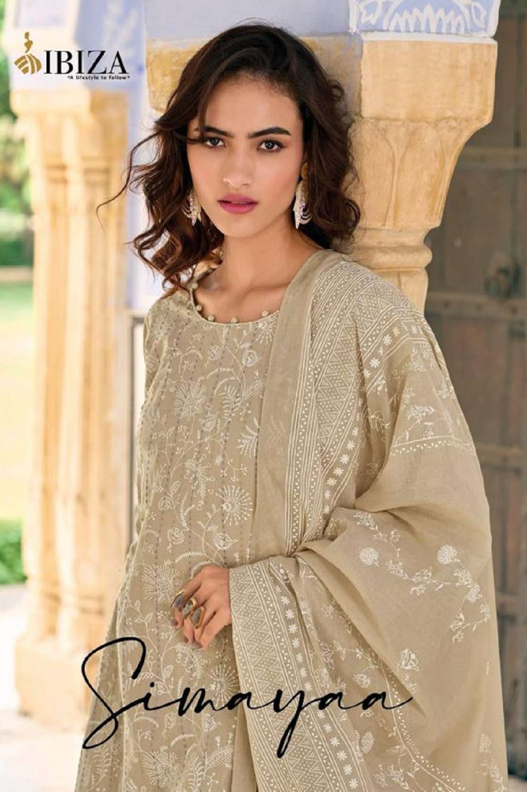 IBIZA SIMAYAA PURE LAWN EMBROIDERED SALWAR SUITS
