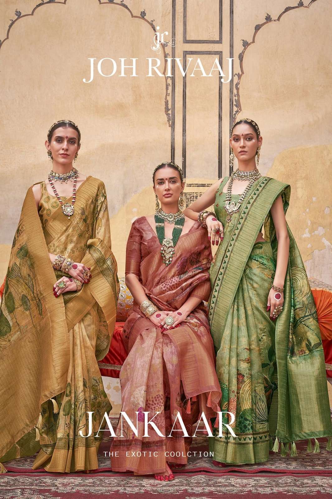 JOH RIVAAJ JANKAR SILK DIGITALLY PRINTED DESIGNER SAREES