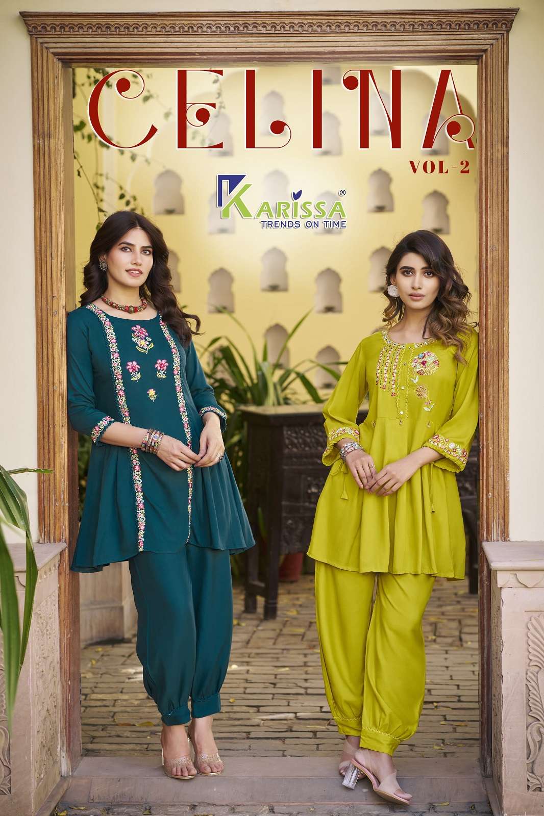 KARISSA CELINA VOL 2 READY TO WEAR HANDWORKED KURTIES FF
