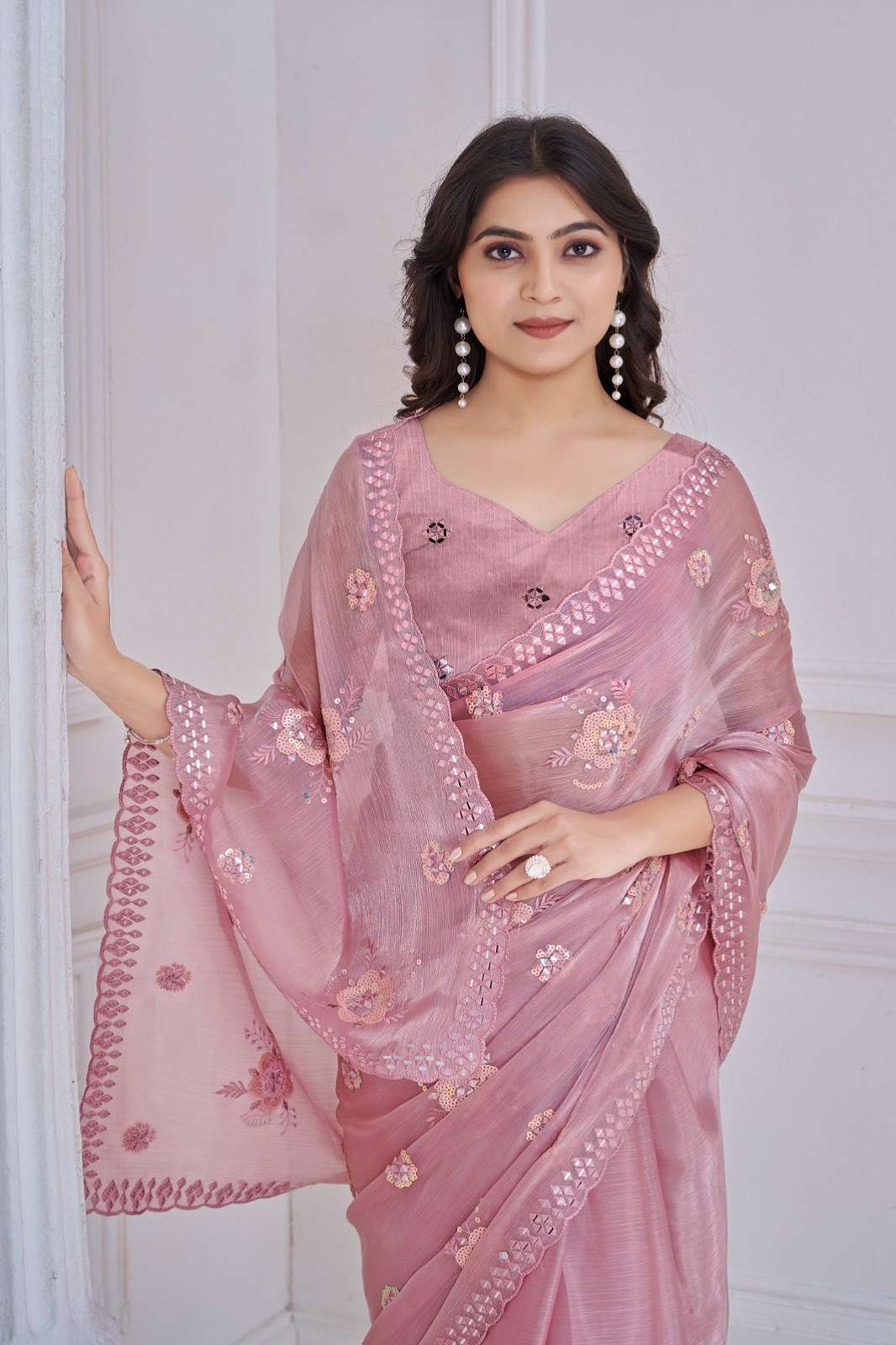 MEHEK SAREE 818A TO 818D SOFT SILK ORGENZA SAREES