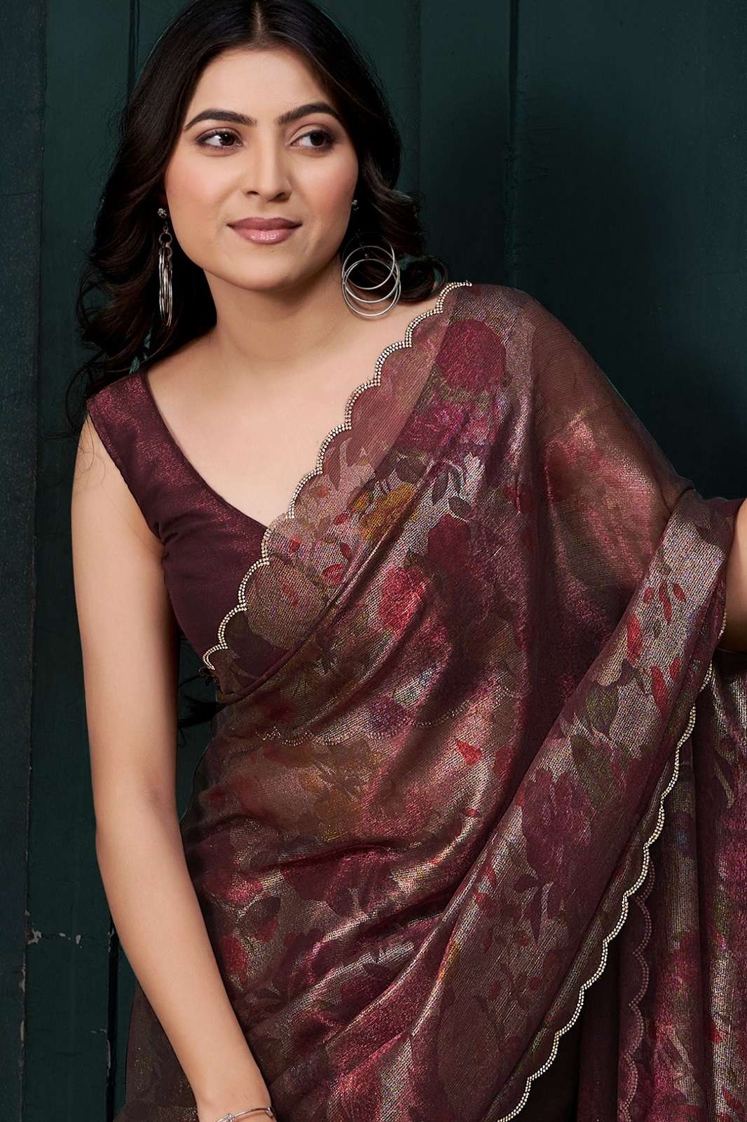 MEHEK SAREE 941 ABCD TWO TONE SILK GOLD FOIL SAREES