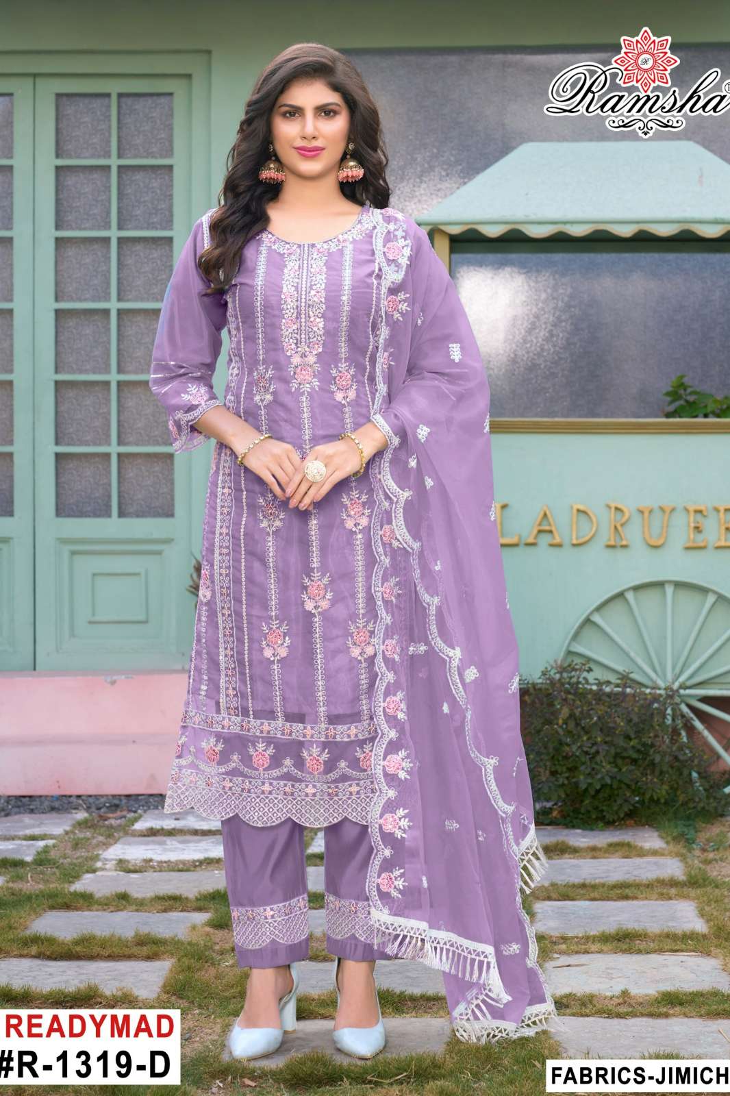 RAMSHA R 1319 Ready to wear Jimmy Chew Embroidery Pakistani Suit