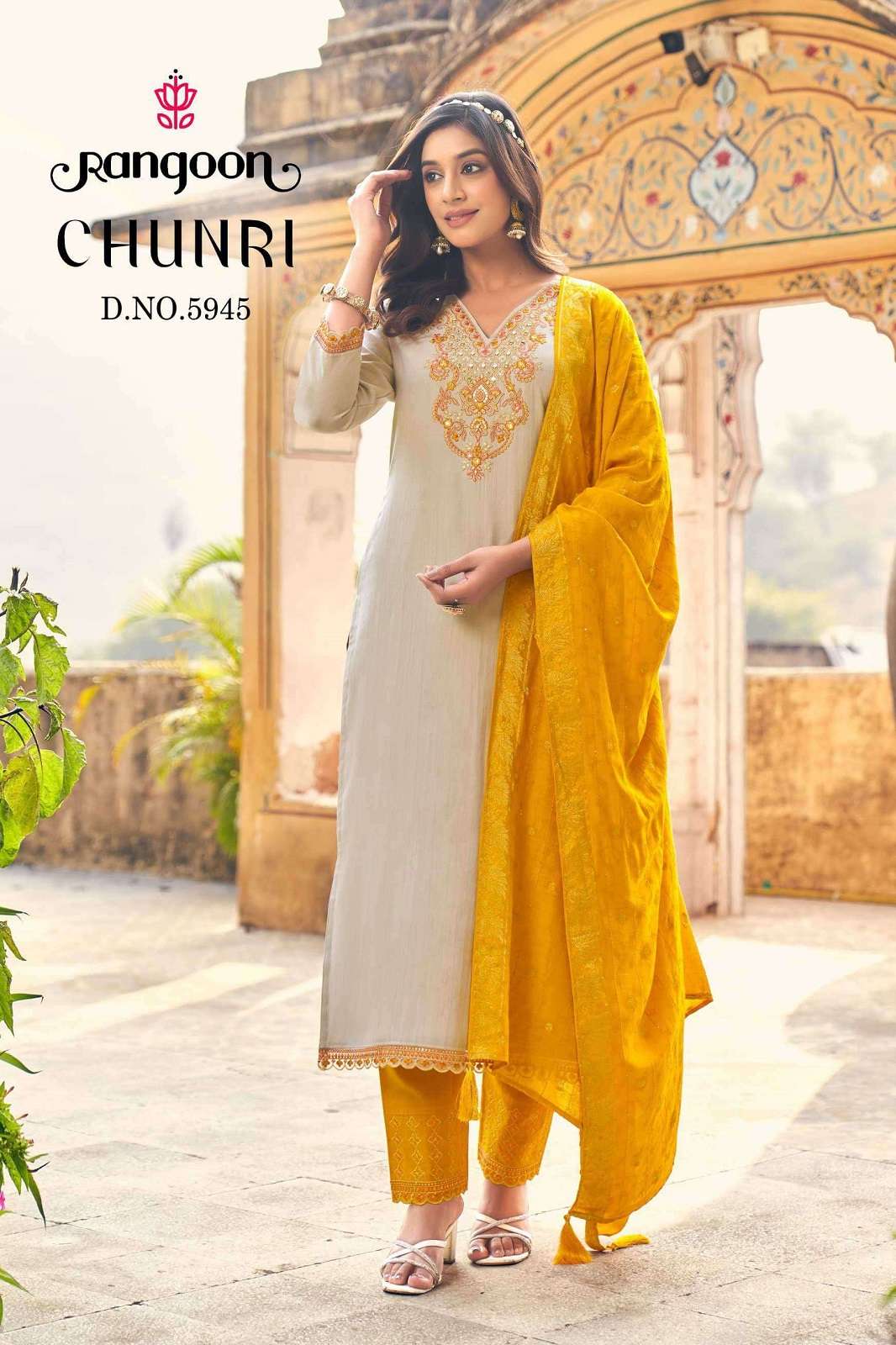 RANGOON CHUNRI VISCOSE READY TO WEAR STRAIGHT KURTIES